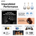 Picun F8MAX ANC Wireless Headphone 59dB Hybrid Active Noise Canceling Spatial Audio Earphone Bluetooth 6.0 Over Ear Headset 180H