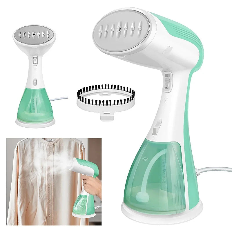 BRIEFNESS 2000W Handheld Steamer for Clothes, 30s Heat-up, Portable Garment Wrinkle Remover, Travel/Home Use, Fast Steam Iron Ürün ana görseli