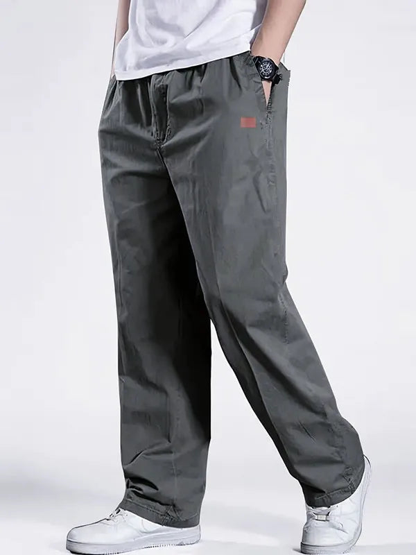 2025Mens Casual Jogger Pants Relaxed Fit Cargo Pants Drawstring Sweatpants Hiking Outdoor Twill Sport Pants Ürün ana görseli