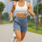 Active Wear Elastic Waist Women Running Shorts High Waist Quick Dry Sport Shorts Comfortable Breathable Yoga Pants Workout