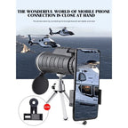 DISCOVERY 40x60 Monocular Telescope with Smartphone Holder & Tripod, High Power BAK4 Prism Lens Monocular For Hunting Camping