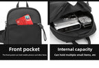 Men Waterproof Sling Chest Pack Fashion Small Black Crossbody Shoulder Zipper Bag Travel Workout Handbag Messanger Bag for Men