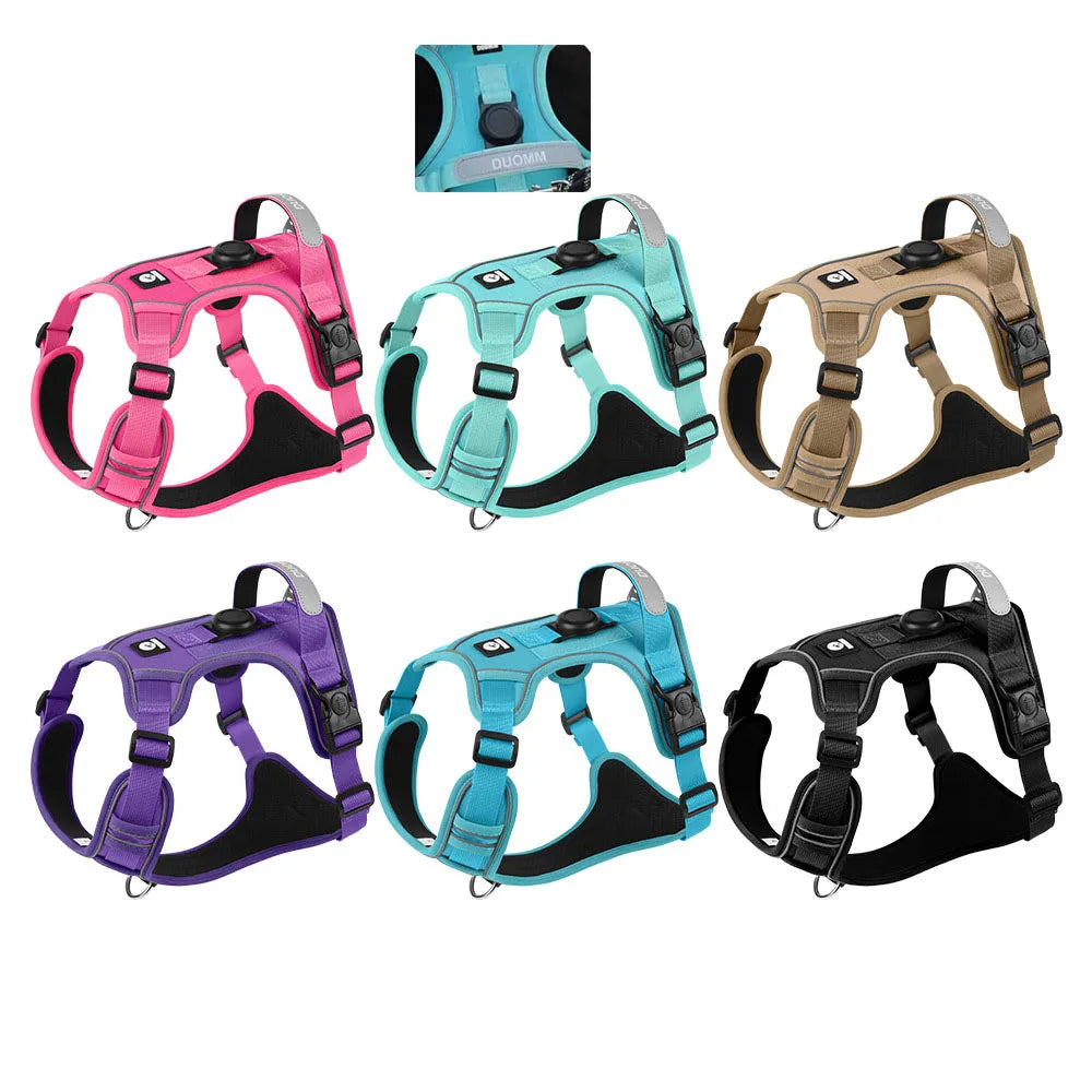 Anti Pull Dog Harness for Large Medium Dogs Reflective Escape Proof Tracker Chest Strap Breathable Adjustable Pet Supplies Ürün ana görseli