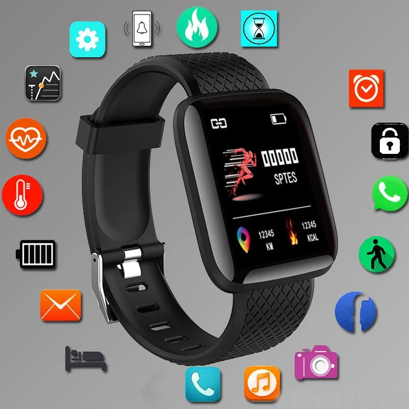 Smartwatch Men Women Wristwatches Smart Watch Message Fitness Monitor Bracelet Birthday Gift Electronic Clock For Android IOS Main image