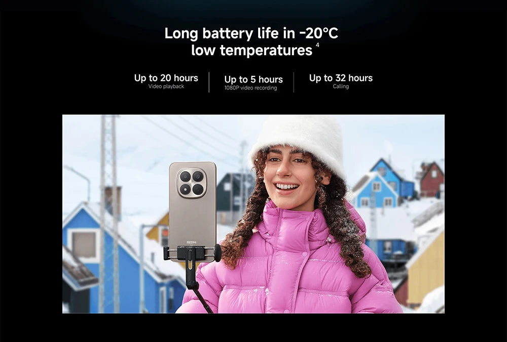Global Version Xiaomi REDMI Note 15 Pro 5G smartphone 5G 6.83" 6580mAh 45W charging 200MP main camera IP66 IP68 IP69 IP69K