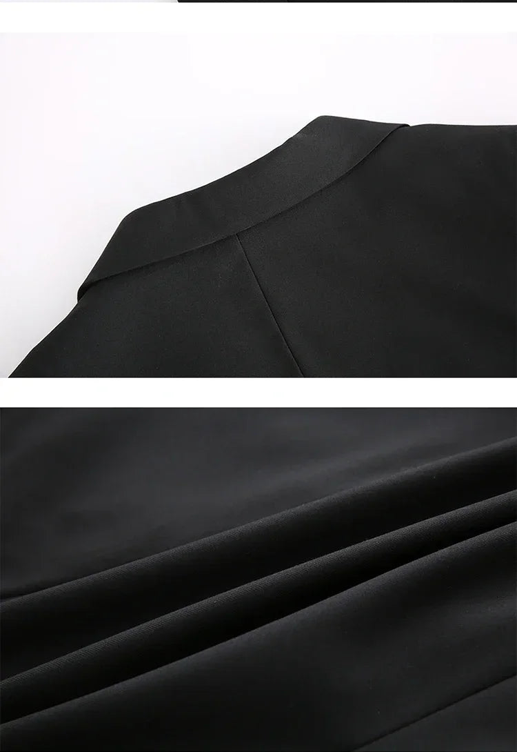 S-7XL Suit New (Blazer+ Vest + Pants) Korean Version of Slim-fit Work Clothes Fashion Business Men Casual Wedding Gentleman Suit