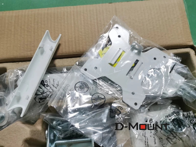 D-MOUNT D80 metal alumin 2-10KG 13"-32" monitor desktop stand mount gas spring arm full motion rotate clamp 0-60mm grommet