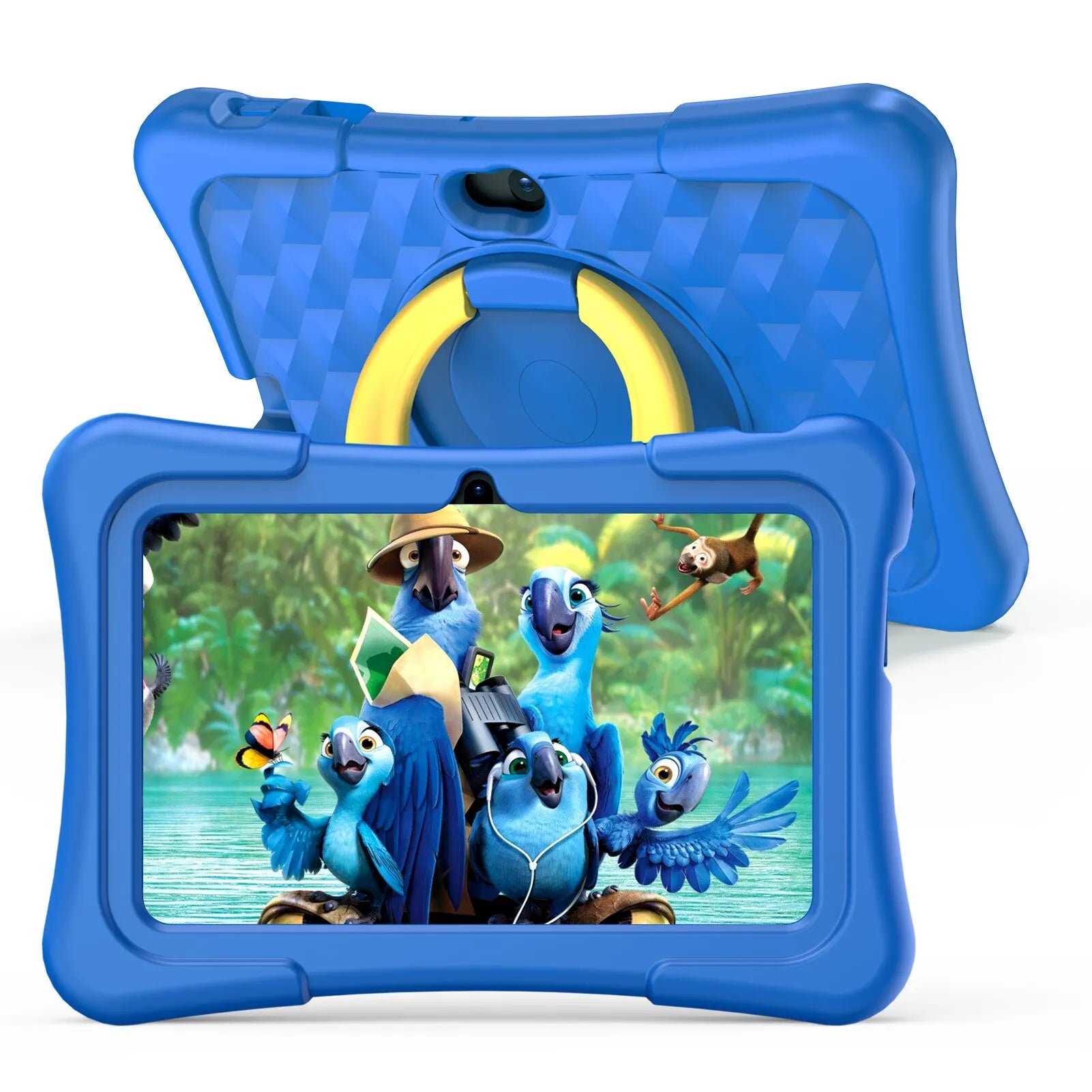 PRITOM Tablet for Kids 7 Inch Android 11 32 GB WiFi Bluetooth Dual Camera Educational Software Installed with Proof Case Ürün ana görseli