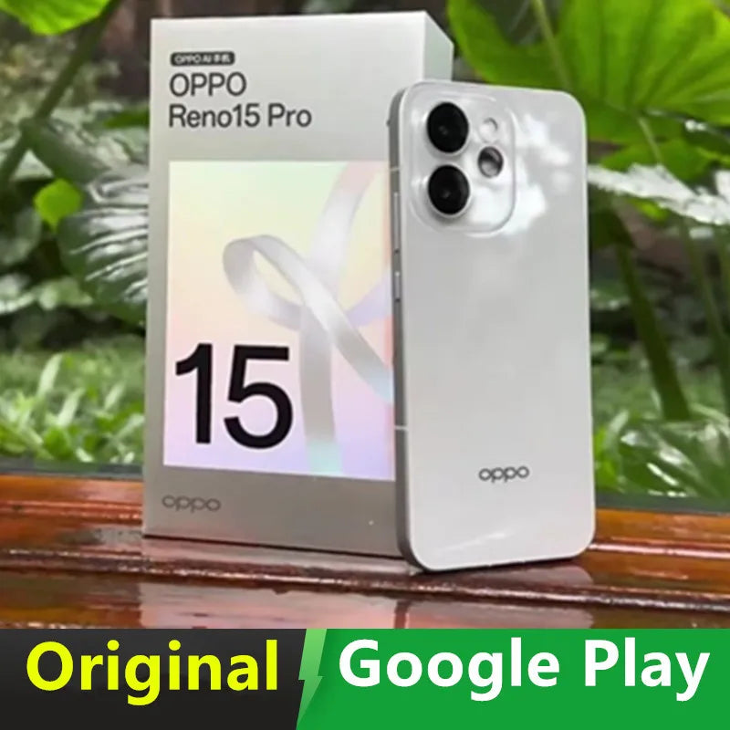 Original Oppo Reno 15 Pro Phone 6500mAh Big Battery IP69 Waterproof Dimensity 8450 6.78" AMOLED 200MP Wireless Charge In Stock Ürün ana görseli