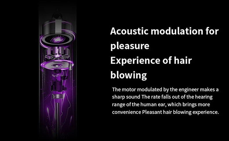 Ionic Hair Dryer 5 In 1 With Diffuser Professional Hair Care Appliances Women Salon Barber Leafless Hairdryer Super Hair Dryer