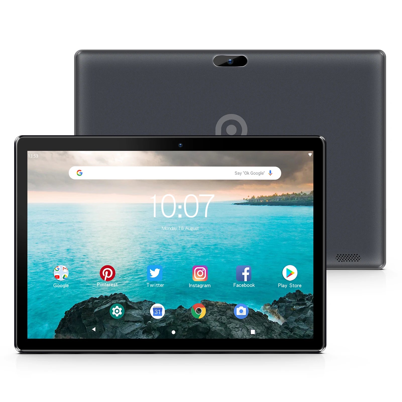 PRITOM 10 Inch Tablet PC with SIM Slot Android 13 64 GB Quad Core Touch Screen WiFi GPS Support 3G Phone Call Ürün ana görseli