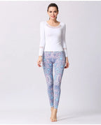 Cloud Hide Women Home Yoga Pants Fitness Gym Exercise Sports Leggings High Waist Sexy Long Print Tights Workout Running Trouser