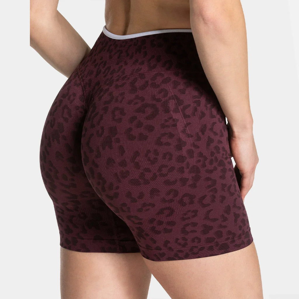 Quick drying seamless yoga shorts for women, high waisted, hip lifting, abdominal tightening, running and fitness pants