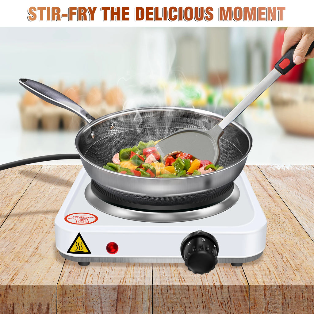 5-Speed 1000W Electric Stove Hot Plate Iron Burner Home Kitchen Cooker Coffee Heater Household Cooking Appliances
