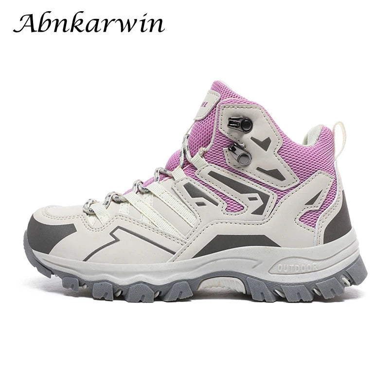 Outdoor Women Ankle Hiking Boots Trekking Shoes Mountain Tracking Treking Sneakers 2023 New Dropshipping Main image