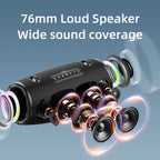 ZEALOT-S87 Outdoor Portable Wireless Bluetooth Speaker 80W High Volume Subwoofer Sound  Performace IPX6 Waterproof camping