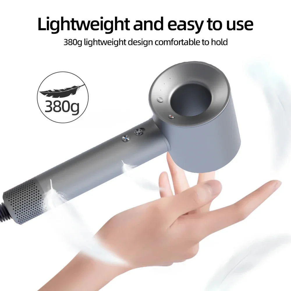 1600W Professional Hair-care Negative Ion Hair dryer 220V Leafless Hairdryer High Speed household Blow Dryer Salon Style Tool