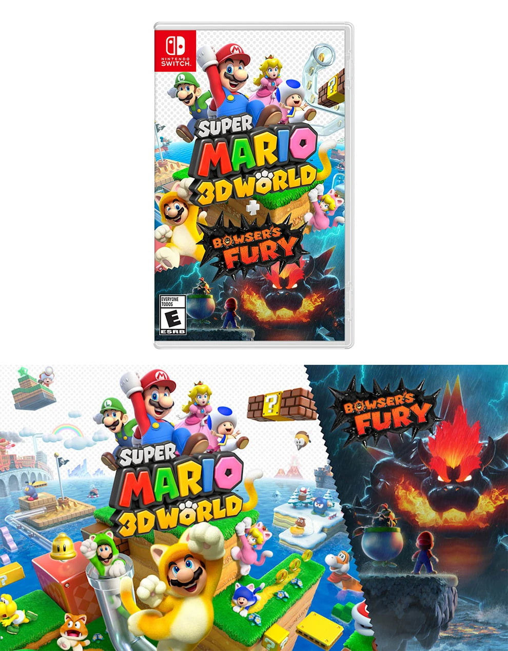 Nintendo Switch Game - Super Mario 3D World Bowsers Fury - 100% Official Original  Physical Game Card for Switch OLED Lite