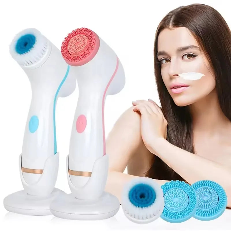 NEW Cleansing Brush Sonic Nu Face Rotating Cleansing Brush Galvanica Facial Spa System Can Deeply Clean and Remove Blackheads Ürün ana görseli
