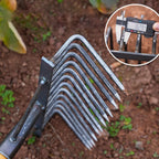 Weeding Hoe Rake 4/7/9/12 Teeth Farm Tool Weeding Scarifier Artifact Agricultural Nail Harrow Carbon Steel Garden Weeding Tools
