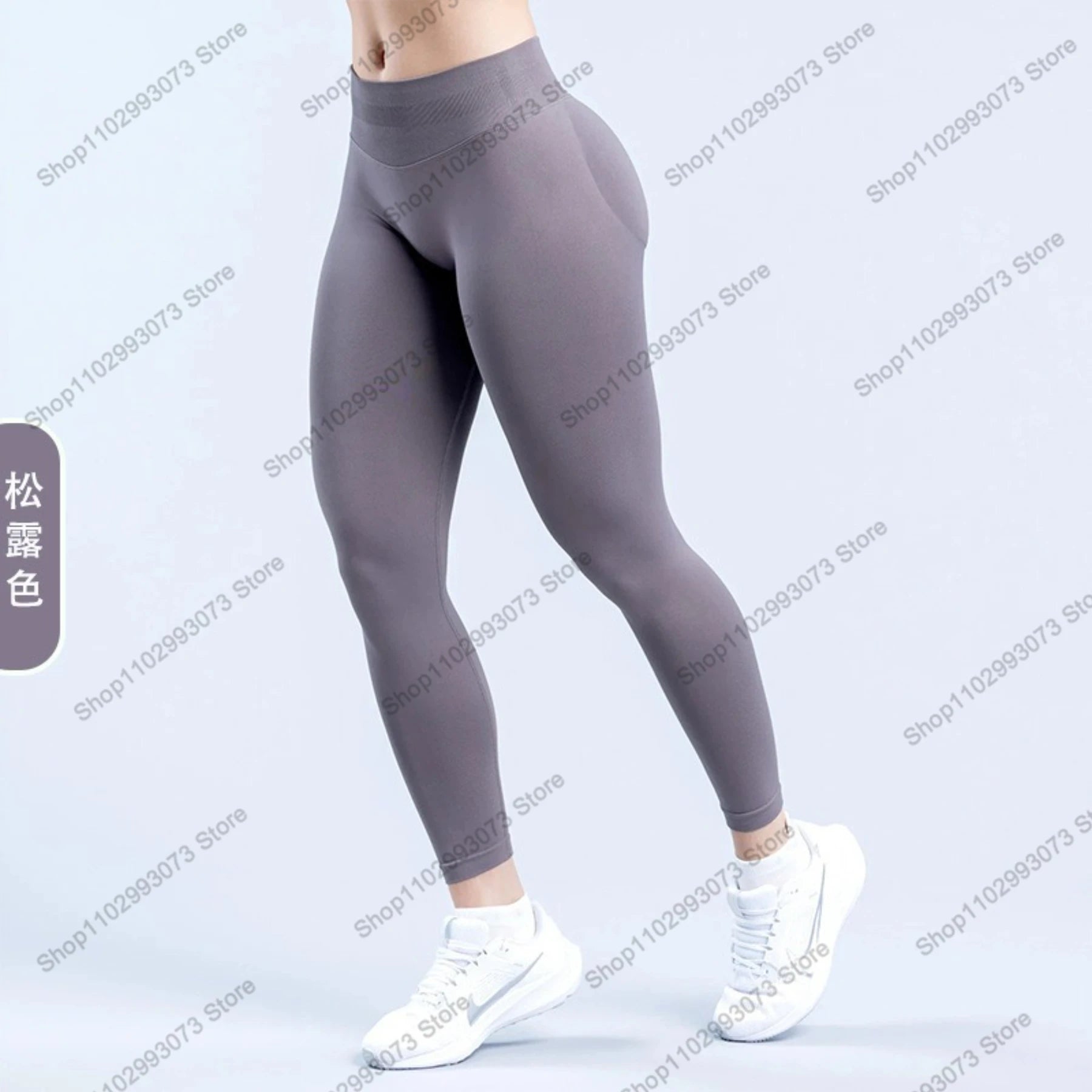 Women's High Waist Seamless Yoga Leggings Tummy Control Butt Lifting Workout Pants Soft Athletic Leggings for Gym Fitnes Running Main image