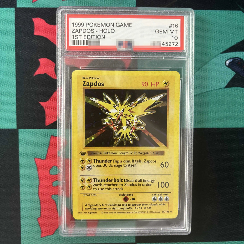 DIY 1999 PTCG GAME English Version 1ST EDITION CHARIZARD BLASTOISE Collection Card 10Points Rating Card Anime Game Card Gift Toy