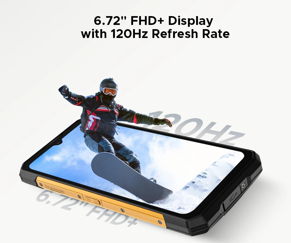 Globe Version DOOGEE S200 X 5G Rugged Phone 6.72" Dimensity 7050 1.32" AMOLED Rear Display 12GB 512GB 10100mAh Battery Phone