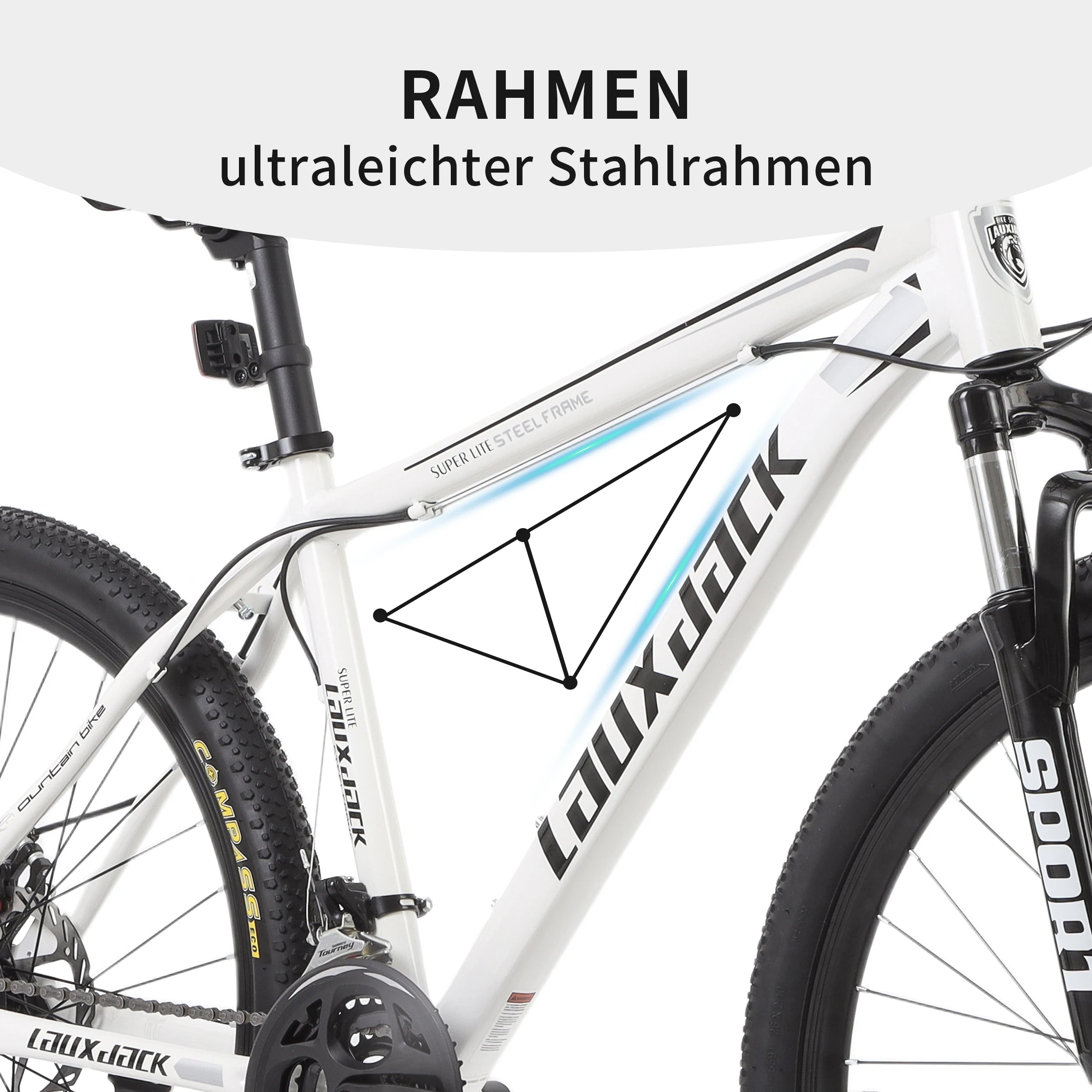 Vankel 27.5 Inch Mountain Bike for Adults,21-Speed Gear System, Dual Disc Brakes, All-Terrain Bicycle for Men & Women Bike Gifts