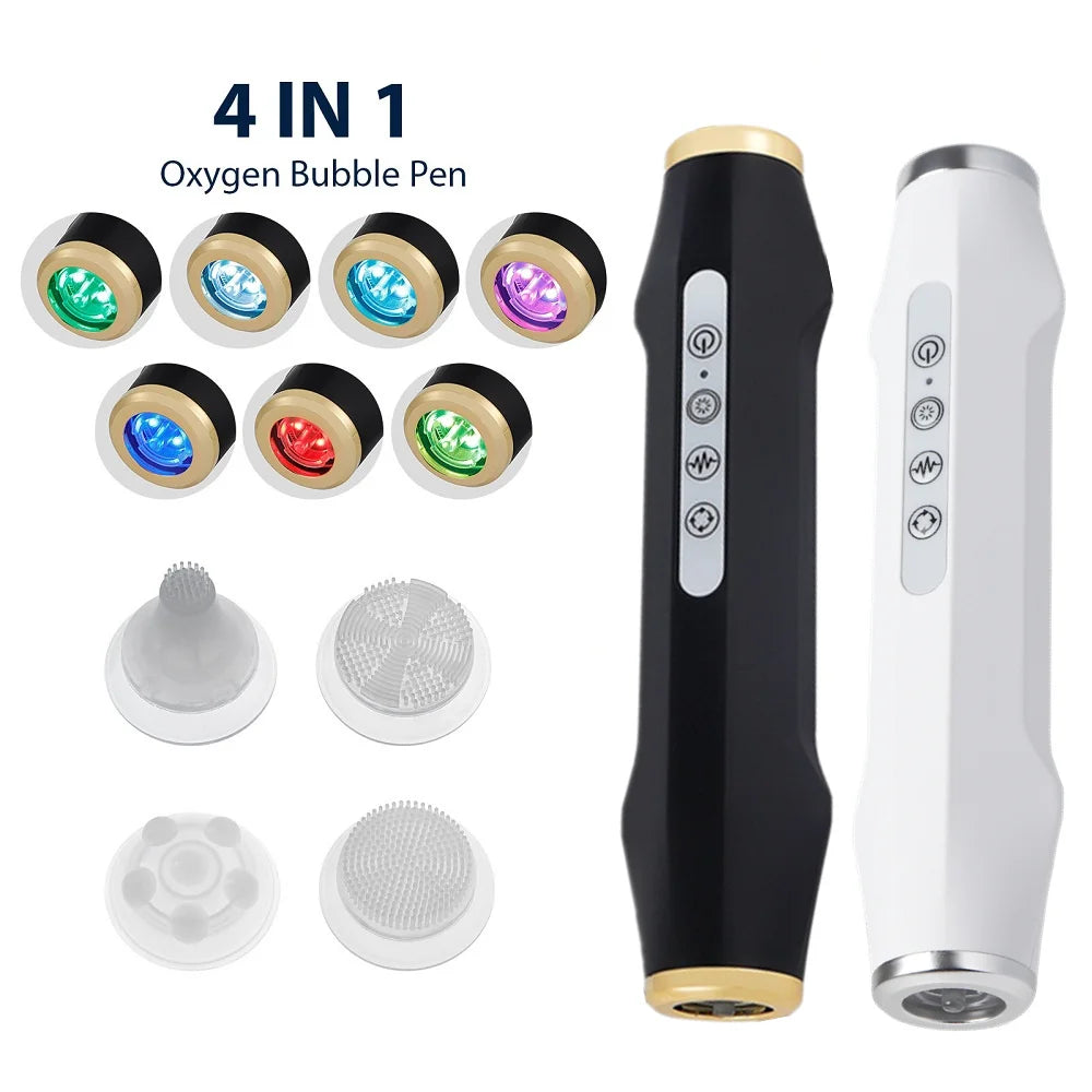 Portable Oxygen Bubble Facial Machine CO2 Bubble Pen Aqua Skin Face Cleansing SPA Beauty Device CO2 Pods Massager Ürün ana görseli
