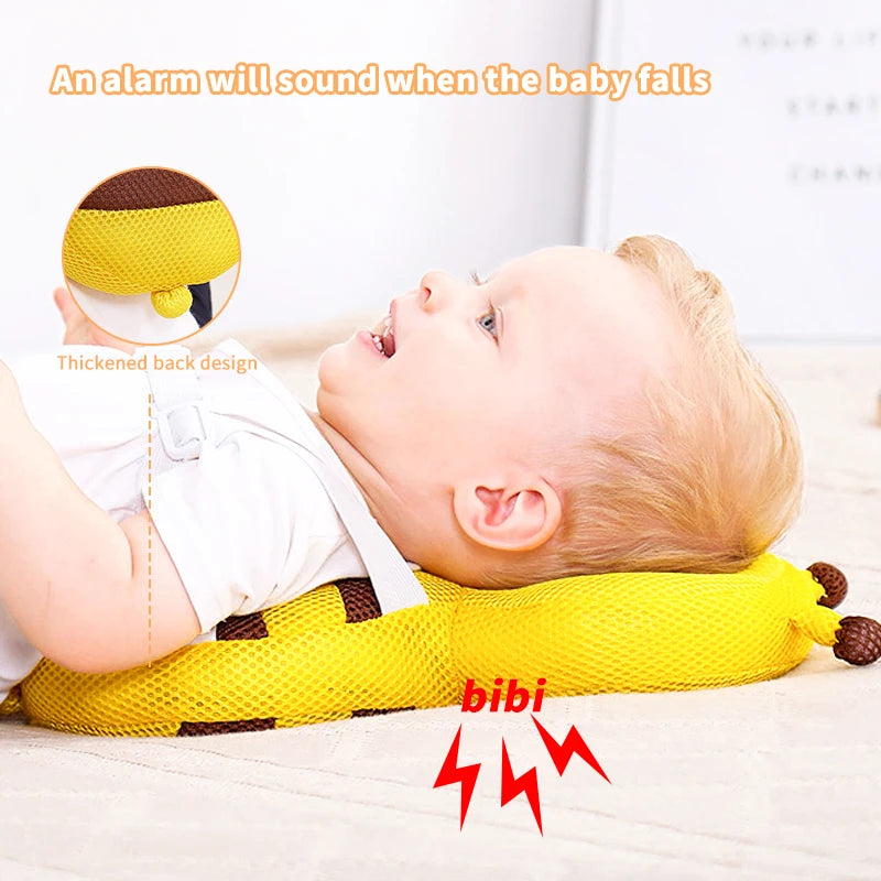 Head Back Protector Baby Protect Pillow Learn Walk Headgear Prevent Injured Safety Pad  prevention Fall Cartoon Bee Kids Pillows
