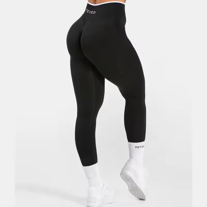 Hot Sale High Waist Seamless Scrunch Leggings for Women Yoga Pants Hip Lifting Running Gym Workout Tights Ignite Sculpt Series