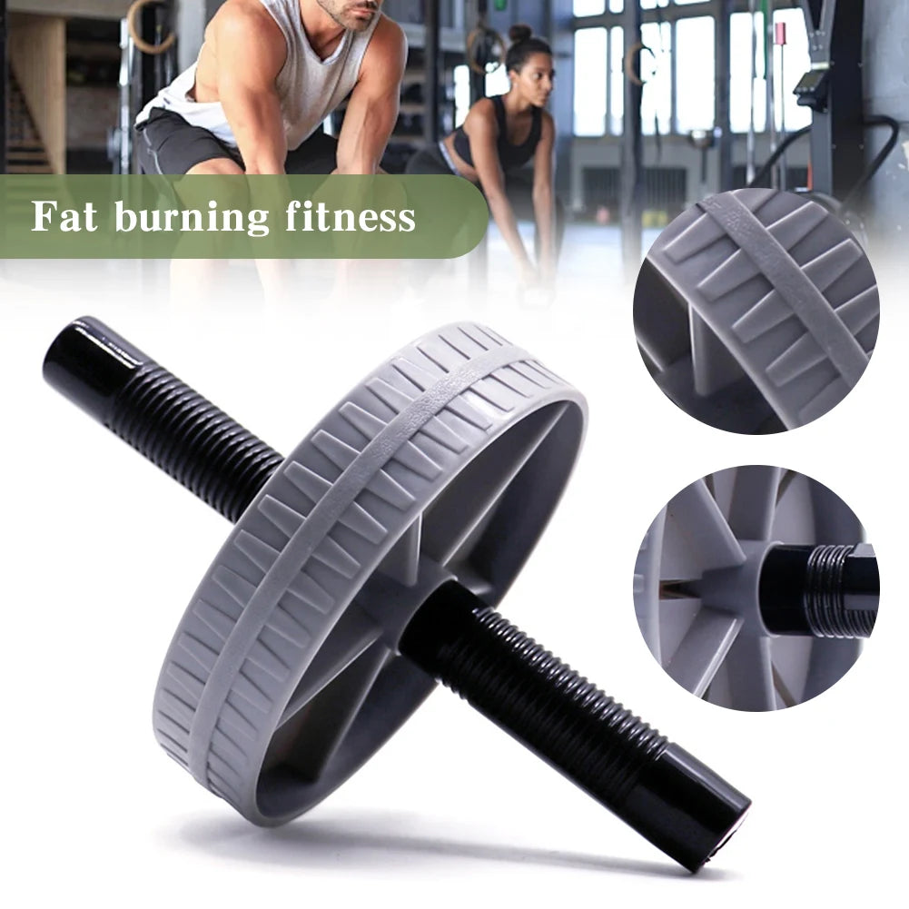 Workout AB Roller Wheel Non-slip Abdominal Roller No Noise Abdominal Trainer Abdominal Exerciser for Home Gym Strength Workouts Ürün ana görseli