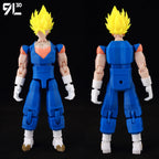 9L3D Printed Dragon Ball Son Goku Vegeta Beerus Frieza Anime Lucky13 Dummy13 Titan13 Action Figures Multi-Jointed Movable Toys