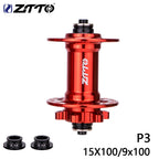 ZTTO MTB 32 Holes Disc Brake Hub Front Hub 6 Bolt Boost Hub 15x110 Thru Axle 15x100 32H Maza 9x100 QR Sealed Bearings