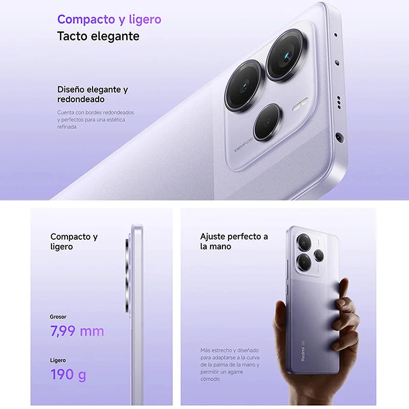 Global Version Xiaomi Redmi Note 14 5G Dimensity 7025-Ultra 6.67" 5110mAh 45W fast charging 108MP Camera With dual speakers NFC