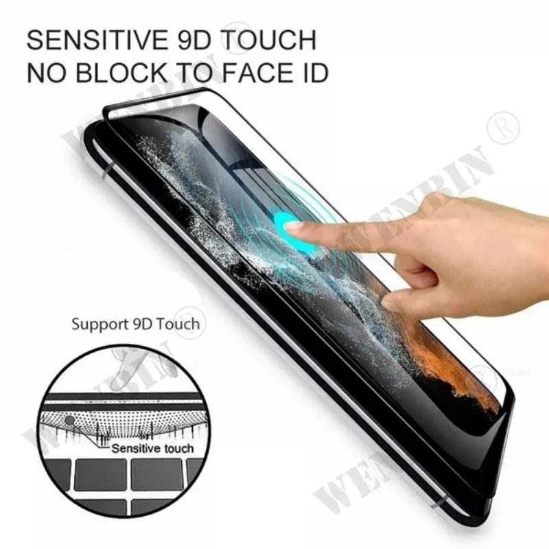3 Pcs Tempered Glass For Samsung S26 S25 S24 S23 S22 Ultra Plus A57 A56 A37 A36 A17 A16 Screen Protector Full Protective Glass