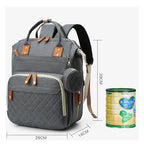USB Mummy Bag Diaper Bag Baby Care Large Capacity Mom Backpack Mummy Maternity Wet Bags Waterproof Baby Pregnant Nappy Backpack