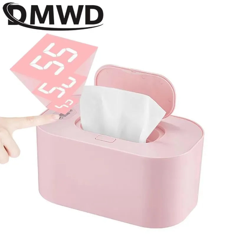 DMWD USB Wet Wipes Warmer Baby Wipe Heater Towel Dispenser Napkin Heating Box Home Car Use Wipe Warmer Case Disinfecting Wipes Ürün ana görseli