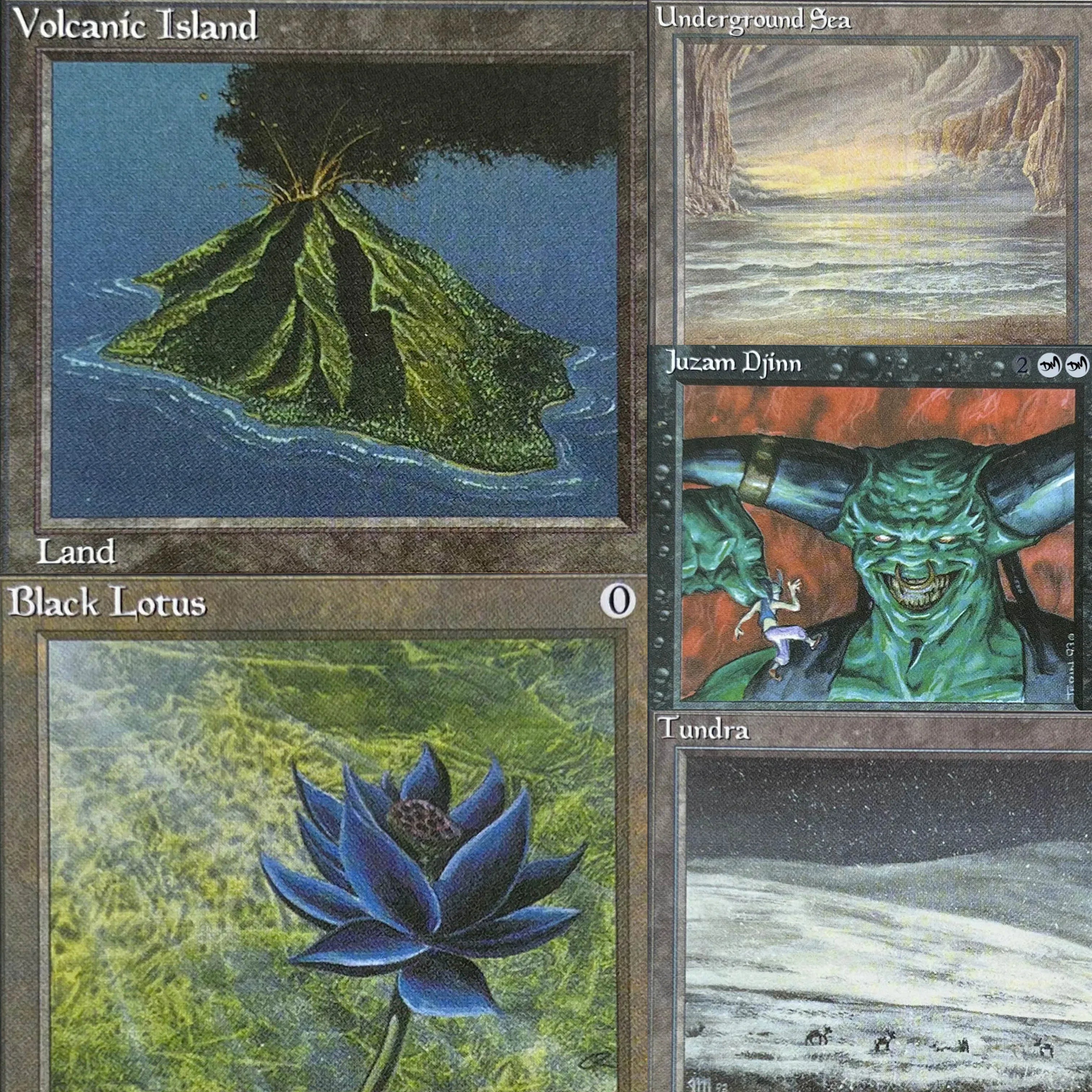 unlimited Revised MIX2/002 Tcg dual lands unlimited proxy magical cards tundra scrubland home play Revised underground gathering