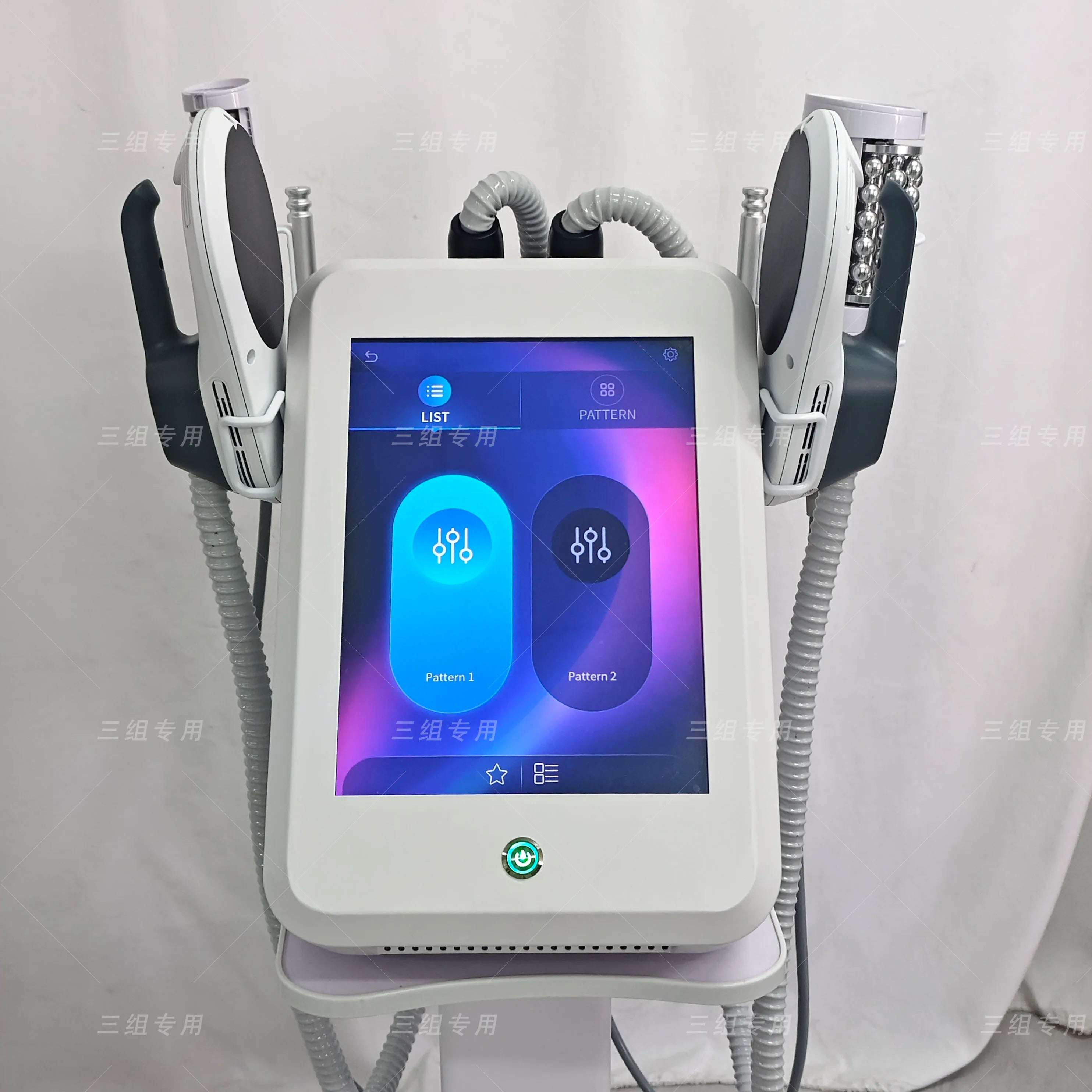 New Myoslim Desktop RF Body Shaping Machine Pro Roller Massage Magnetic Slimming EMS Fat Reduction Weight Loss White Equipment Secondary image