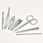 7-piece nail clipper set for home use, foot trimmer, beauty kit, nail clippers, nail tools, stainless steel nail clippers, packa