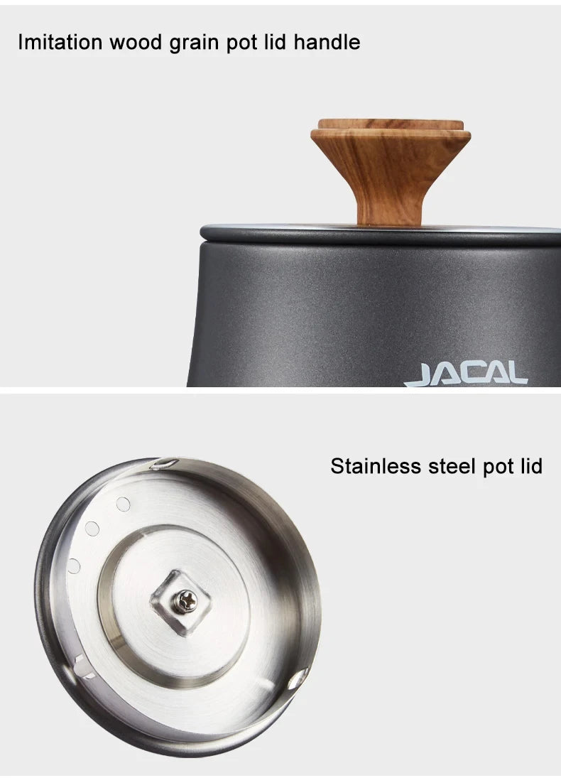 800W Electric Kettle Long Spout Coffee Kettle Tea Pot Hand Brewing Coffee Pot Tea Maker with Temperature Controller 1L