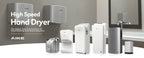 AIKE Air Tank Heavy Duty Automatic Hand Dryer HEPA Filter UL Approved 1450W Brushed Stainless Steel Finish Hand Drying Machine