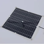 High Efficiency Outdoor Solar Panel Dual Exhaust Fan for Dog Warehouse RV Greenhouse Fan Air Pump Cooling Temperature