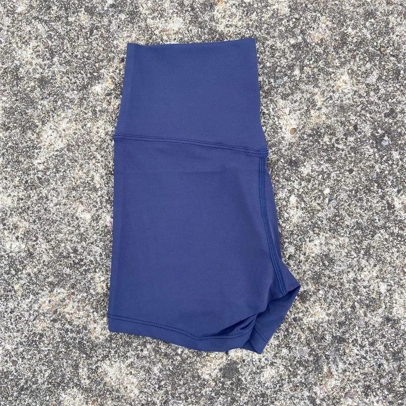 Sexy Solid Color Women Fitness Sport Short High Waist Athletic Yoga Short Leg Cycling Comprehensive Training Jogging Squat Proof