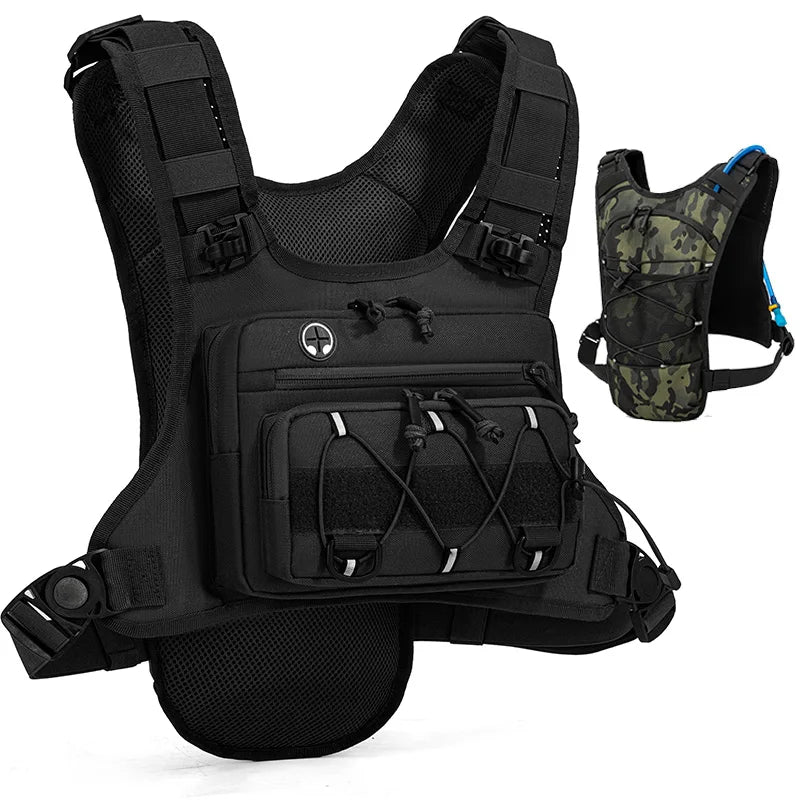 Running Chest Pack Hydration Vest For Cycling Hiking Bicycle Race Marathon Bag Men Women Sports Tactical Pouch Camping Backpack Main image