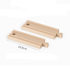 Wooden Train Track Assembly Toys For All Thomas Trains Car Bridge Piers Traffic Light Beech Wooden Railway Kid Creative Toy