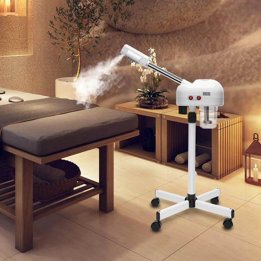 Professional 2 In 1 Ozone Facial Steamer with Automatic Power-Off Protection for Home Beauty Salon Spa Skin Care