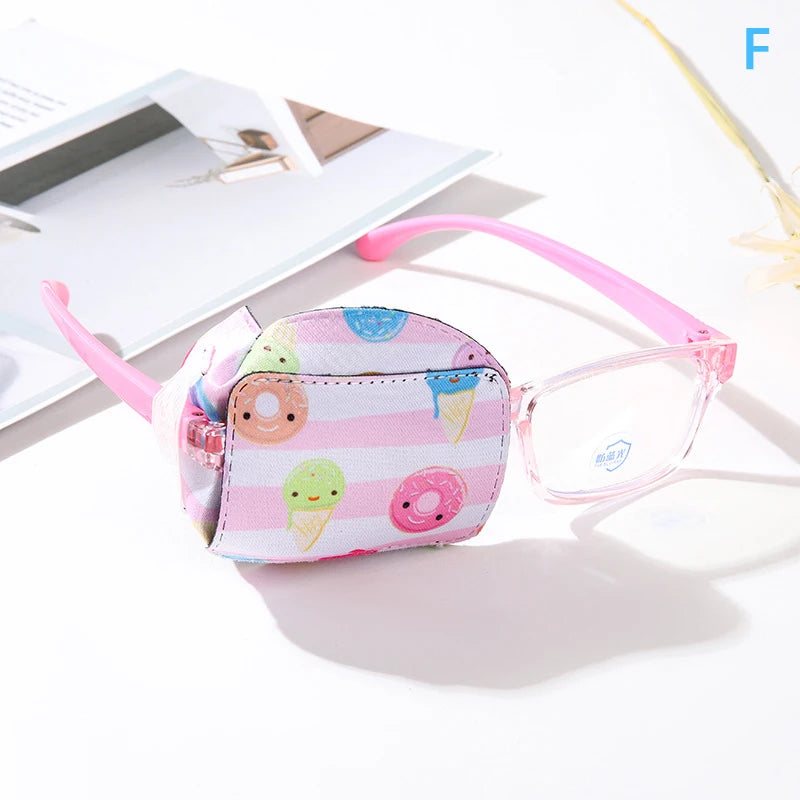 1Pc Cute Kids Strabismus Treatment Vision Care Children Health Care Kids Child Occlusion Medical Lazy Eye Patch Eyeshade