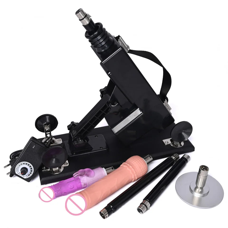 ROUGH BEAST Sex Machine for Women and Men with Dildo Attachment Automatic Masturbation Machine 3XLR Connector Sex Toys Products
